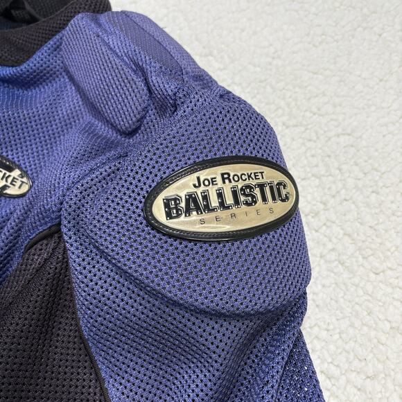 Joe Rocket Motorcycle Jacket Womens XL Ballistics Armor Padded Mesh Blue Purple - Picture 3 of 11